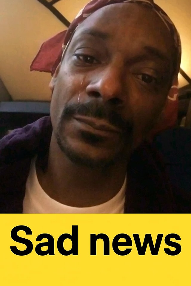 HUGE TRAGEDY Snoop Dogg