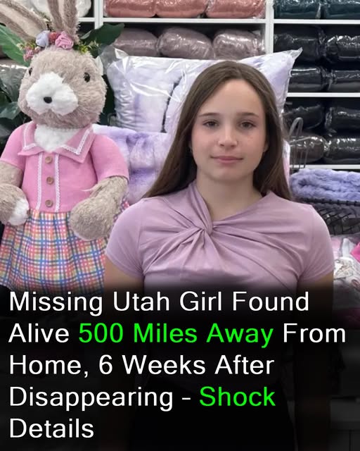 Missing girl found alive 500 miles from home, 6 weeks after disappearing
