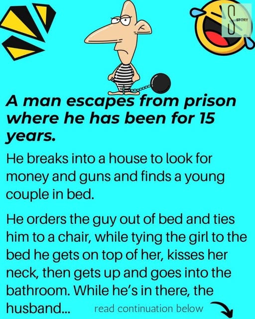 A man escapes from prison where he has been for 15 years.