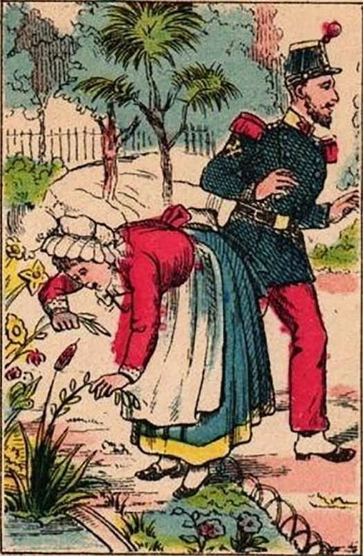 Somewhere in this photo, a boy is hiding