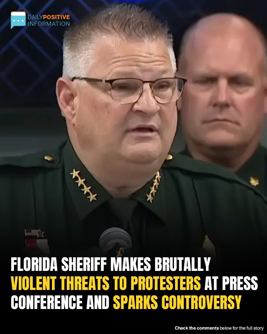 Florida Sheriff Slammed For Shocking Threats Toward Protesters During Press Conference