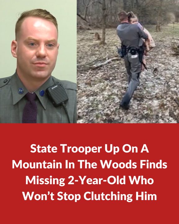 State Trooper Up On A Mountain In The Woods Finds Missing 2-Year-Old Who Won’t Stop Clutching Him