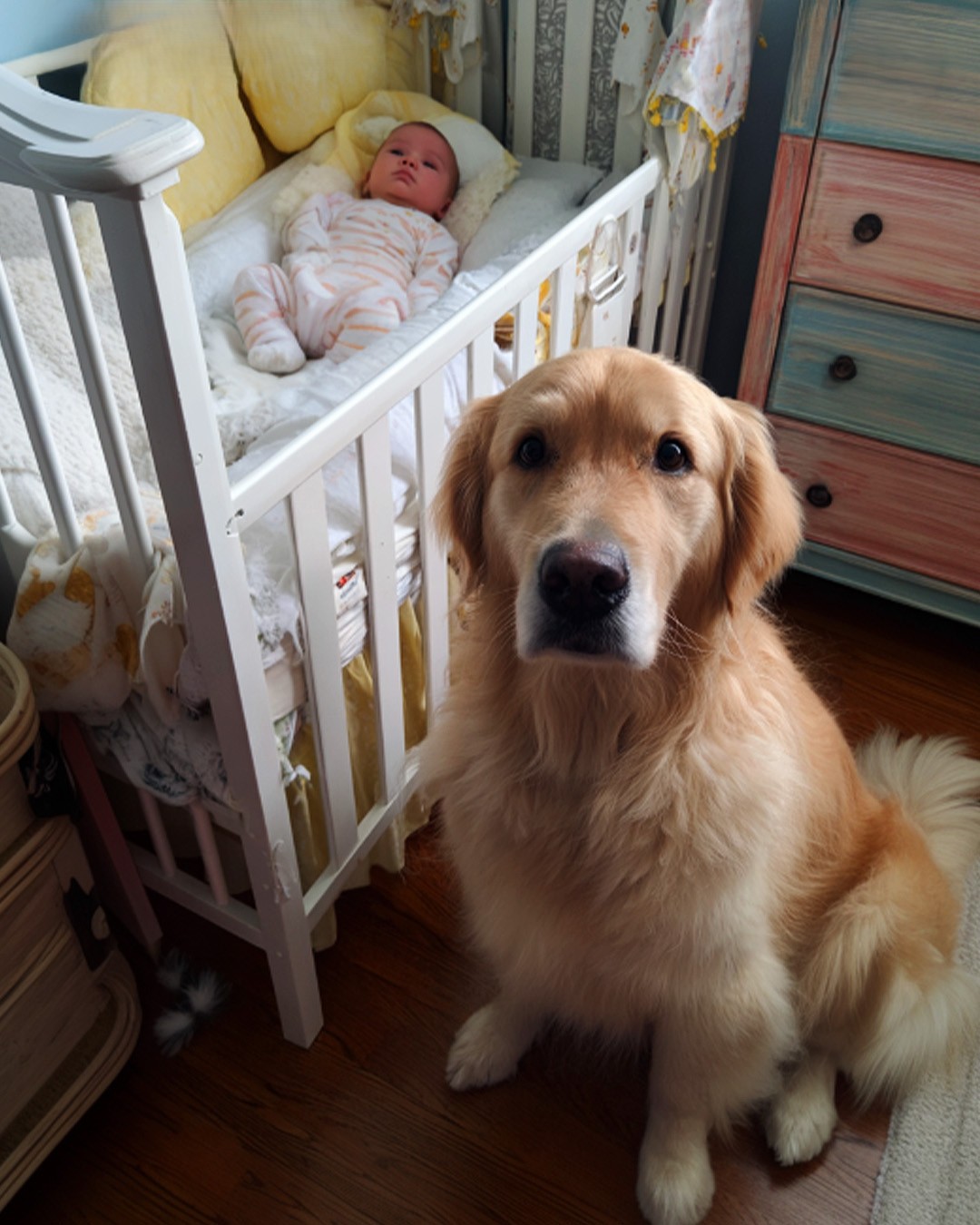 We Nearly Gave Away Our Golden Retriever Because He Barked at the Nanny — But Then I Checked the Camera Footage and Was Stunned