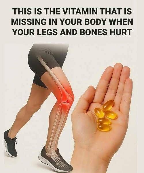 The vitamin the body lacks when legs and bones are painful