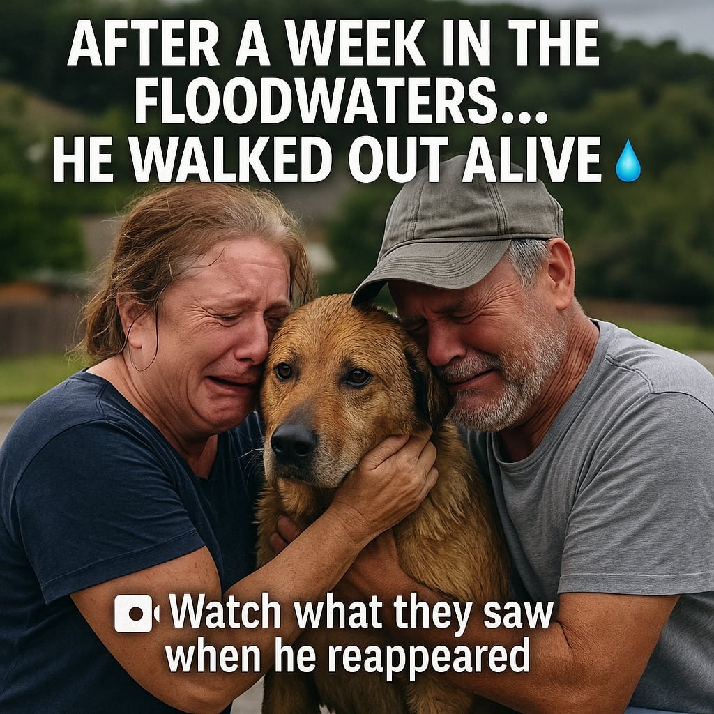 A Miracle Amid the Flood — Family Reunites with Lost Dog in Texas