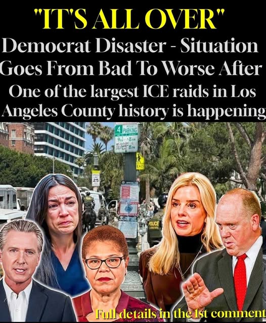 BREAKING: One of the Largest ICE Raids in Los Angeles County History Is Happening NOW