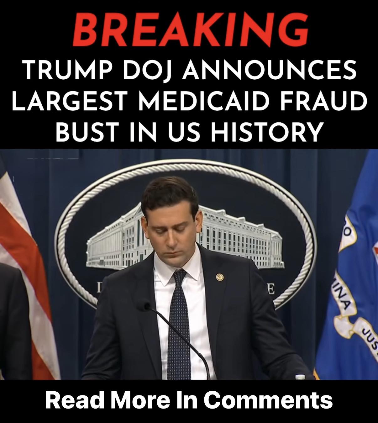 Trump DOJ Announces Largest Medicaid Fraud Bust in U.S. History