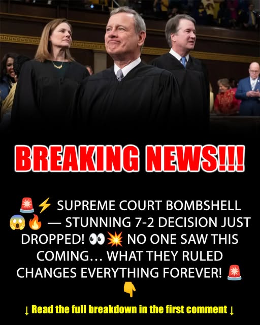 Supreme Court Delivers Earth-Shaking 7-2 Decision… I Can’t Believe It! Check 1st comment!