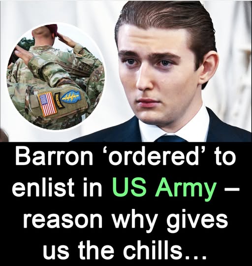 They demand Barron Trump enlists in US Army!