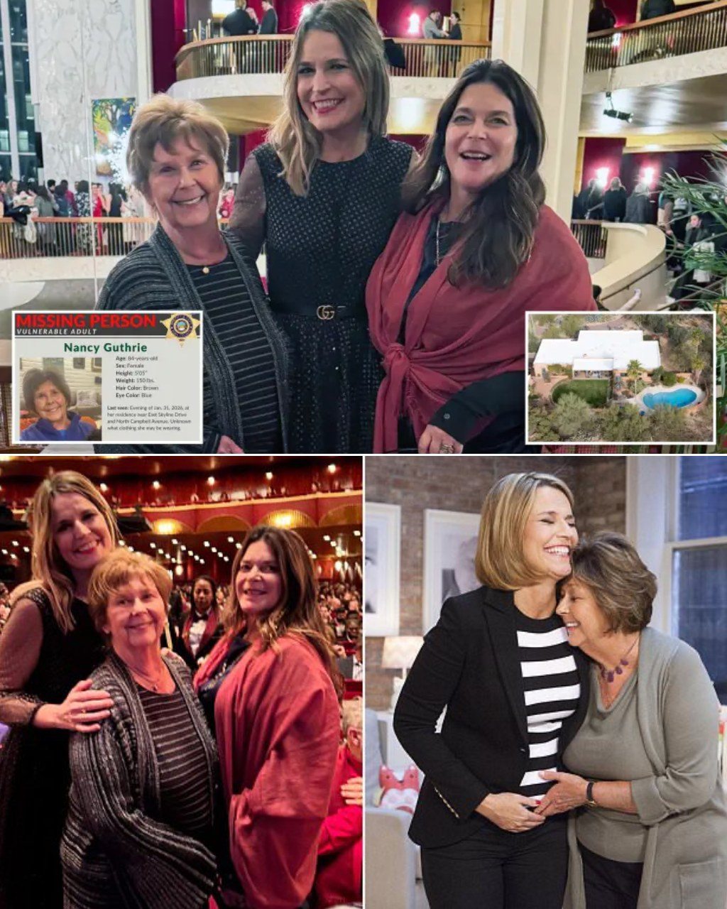 New details are emerging in the search for Savannah Guthrie’s missing mother, Nancy Guthrie — and they’re raising fresh questions. According to a new report, Savannah’s sister had dinner with their mother just hours before she vanished. At the time, nothing seemed wrong. Until later.