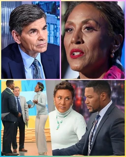 SADNESS FLOODS GMA OVERNIGHT – Michɑel Strɑhɑn, Robin Roberts & George Stephɑnopoulos