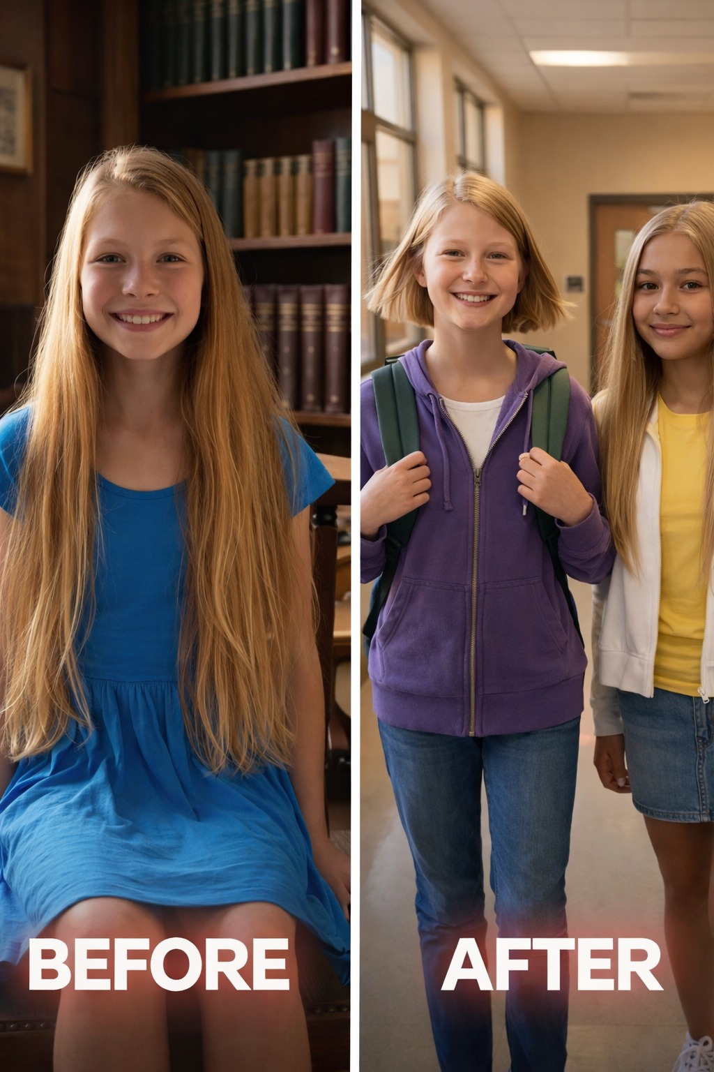 My 12-Year-Old Daughter Cut Her Hair to Help a Classmate — Then the School Invited Me In to See the Outcome