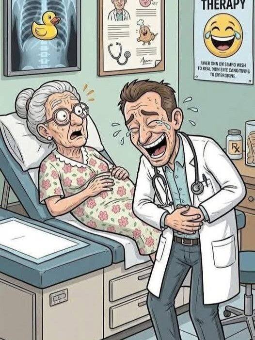 One day an old lady went to the doctor…