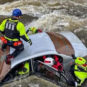 Family found in car in river they were with their m…See details