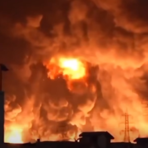 Major Industrial Fire Reported Near Energy Facility as Regional Tensions Continue to Rise